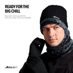 Winter Cap for Men with Neck Warmer &amp; Gloves Set