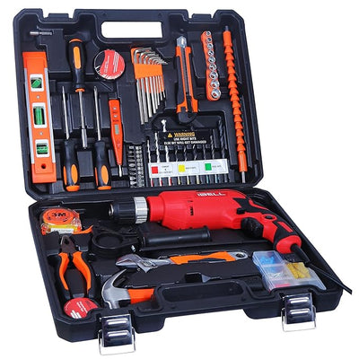 Professional Tool Kit with Impact Drill
